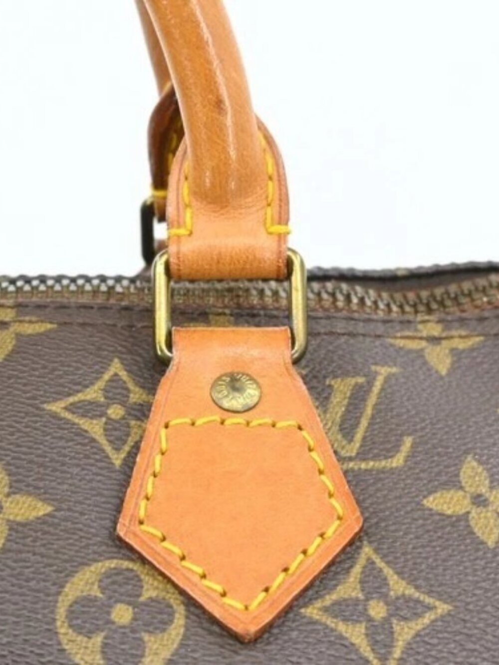 BUYIT03 LOUIS VUITTON MONOGRAM SPEEDY 40 DUFFLE HANDBAG M41522 SA YQ07819 - Picture 10 of 16